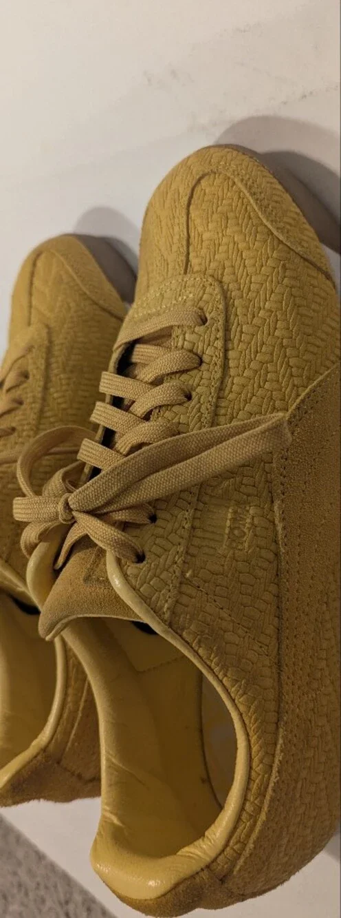 PUMA Woven Mustard Yellow Casual Sneakers